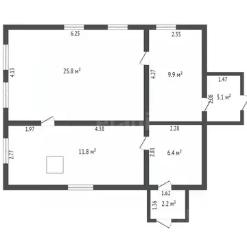 Дом в Башкортостан, Стерлитамак ул. Пантелькина (42 м)