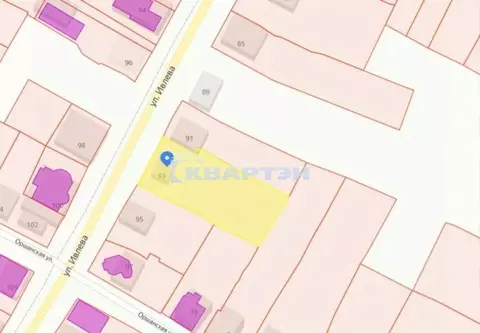 Участок в Новосибирская область, Новосибирск ул. Ивлева, 93 (9.3 сот.)