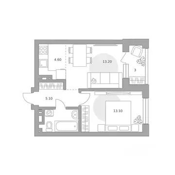 2-к кв. Башкортостан, Уфа Зеленая Роща жилрайон, Лесная Симфония жилой ...