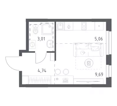 Студия Башкортостан, Уфа ул. Рашита Манурова (22.5 м)