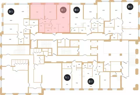 3-комнатная квартира: Уфа, улица Рихарда Зорге, 73/1 (91.2 м)