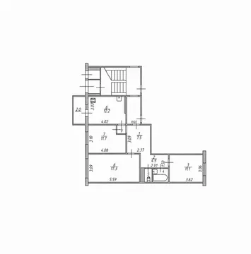 3-комнатная квартира: Псков, Ипподромная улица, 125 (67.1 м)