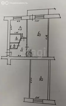 2-комнатная квартира: Ишимбай, улица Чкалова, 29 (44.3 м)