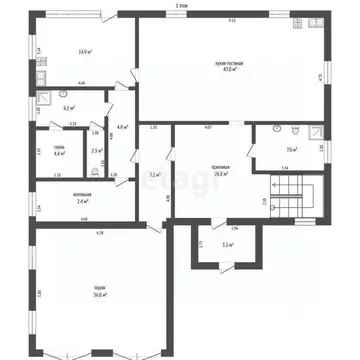 Дом в Оренбургская область, Оренбург Ростоши мкр, ул. Костюкова, 33 ...