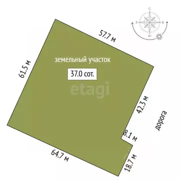 Участок в Ямало-Ненецкий АО, Новый Уренгой ул. Бамовская (36.0 сот.)