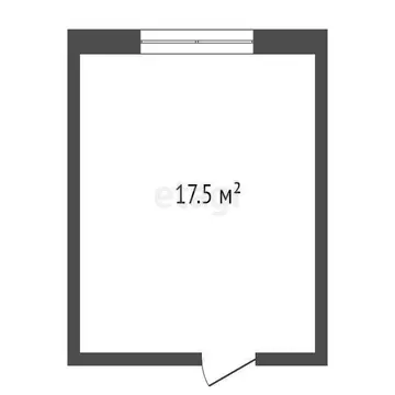 1к в -комнатной квартире (17.5 м)