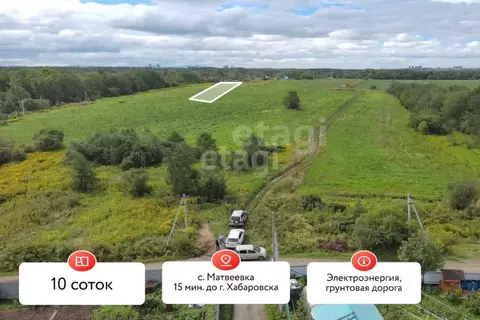 Участок в Хабаровский край, Хабаровский район, Тополевское с/пос, с. ...