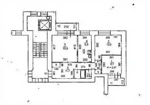 3-к кв. Свердловская область, Екатеринбург ул. Фурманова, 45 (62.2 м)