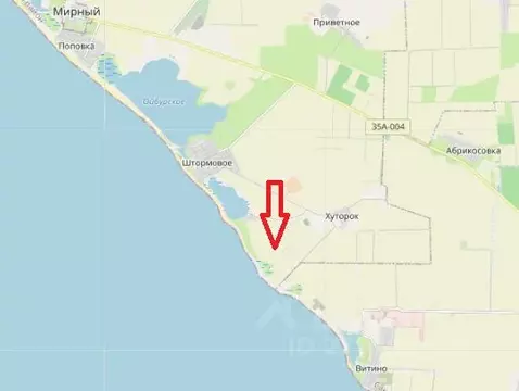 Участок в Крым, Сакский район, с. Штормовое  (6.0 сот.)