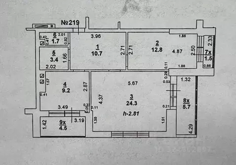 2-к кв. Ростовская область, Ростов-на-Дону Извилистая ул., 13/1 (62.1 ...
