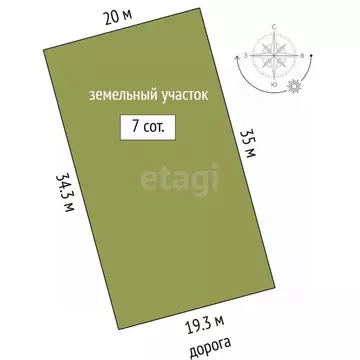 Участок в Тюменская область, Тюменский муниципальный округ, д. Елань, ...