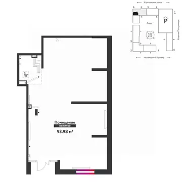 Торговая площадь в Тюменская область, Тюмень Харьковская ул., 72А (94 ...
