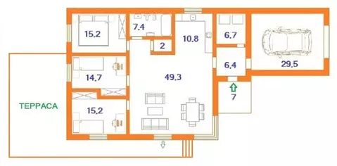 Коттедж в Свердловская область, Белоярский муниципальный округ, пос. ...