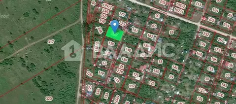 Участок в Владимирская область, Владимир № 3 АО ВТЗ сад,  (6.1 сот.)