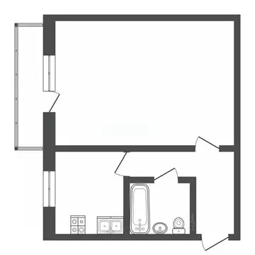 1-к кв. Нижегородская область, Выкса Гоголя мкр, 47 (30.6 м)