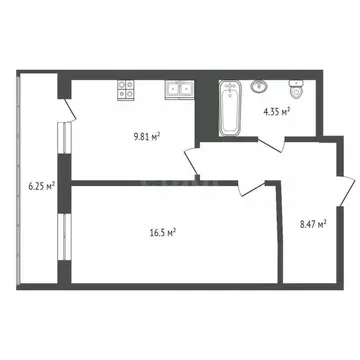 1-к кв. Мордовия, Саранск просп. Российской Армии, 28 (40.0 м)