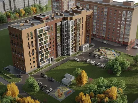 3-к кв. Ярославская область, Ярославль ул. Штрауса, 48 (72.01 м)