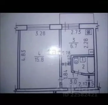 1-к кв. Удмуртия, Ижевск Майская ул., 7 (28.9 м)