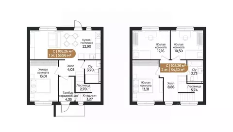 Таунхаус в Ленинградская область, Всеволожск ш. Южное (108 м)