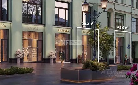 Торговая площадь в Москва ул. Кузнецкий Мост, 3С2 (108 м)