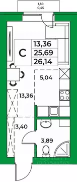 1-к кв. Башкортостан, Уфимский район, Зубовский сельсовет, с. Зубово ...