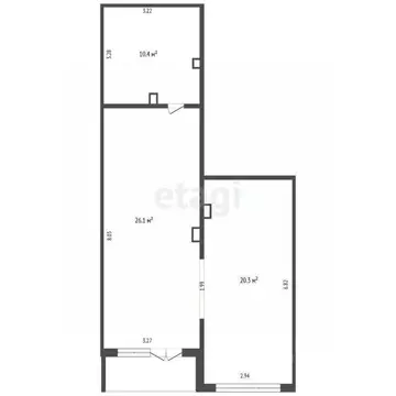 Помещение свободного назначения в Тюменская область, Тюмень ул. ...