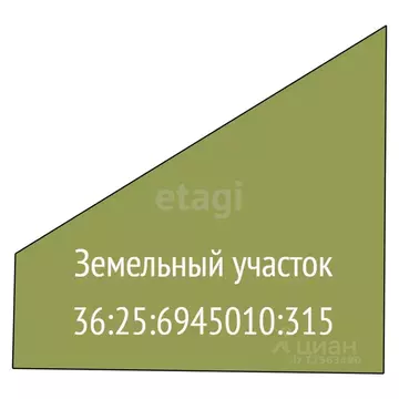 Участок в Воронежская область, Рамонский район, Березовское с/пос, д. ...