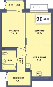 2-к кв. Пермский край, Пермь Камская Долина мкр, Аксиома жилой ...