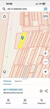 Участок в Курская область, Курский район, Моковский сельсовет, д. 1-я ...