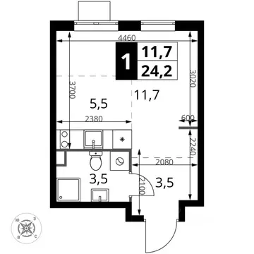 Студия Московская область, Химки Подрезково мкр, 1-й Шереметьевский ...