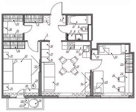 2-к кв. Тверская область, Тверь ул. С.Я. Лемешева, 10 (55.7 м)