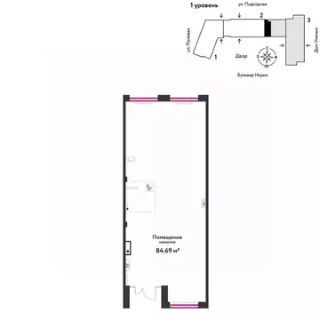 Торговая площадь в Тюменская область, Тюмень Подгорная ул., 73 (85 м)