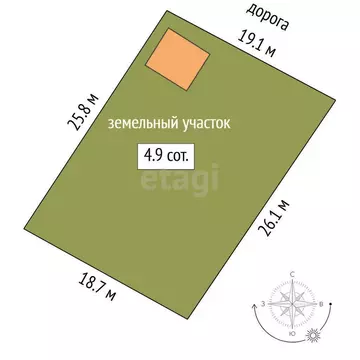 Дом в Тюмень, территория СОСН Аккумуляторщик-2, Яблоневая улица (20 м)