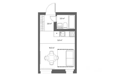 Студия Ленинградская область, Всеволожский район, д. Новое Девяткино ...
