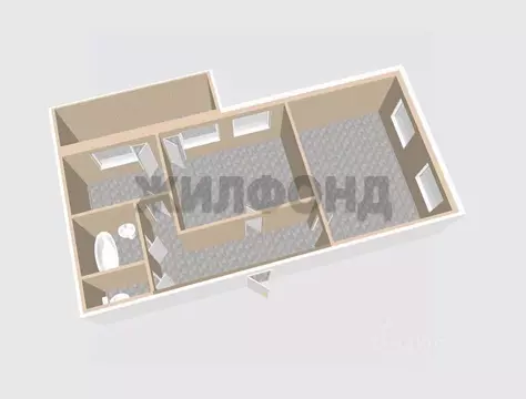 2-к кв. Белгородская область, Белгород ул. Костюкова, 59 (46.0 м)