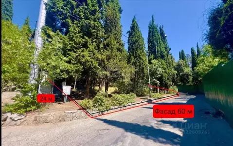 Участок в Крым, Ялта муниципальный округ, Гаспра пгт ул. Маратовская ...