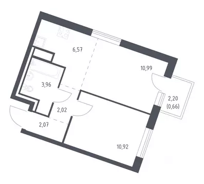 1-к кв. Ленинградская область, Ломоносовский район, Лаголовское с/пос, ...