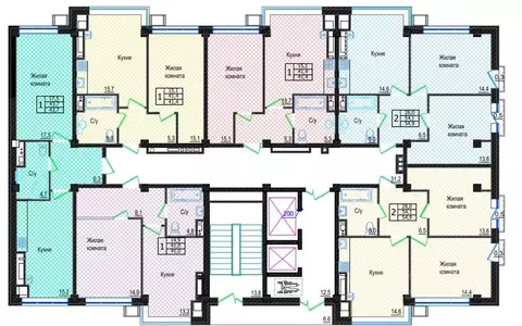 1-к кв. Ставропольский край, Лермонтов Резиденция жилой комплекс (41.4 ...