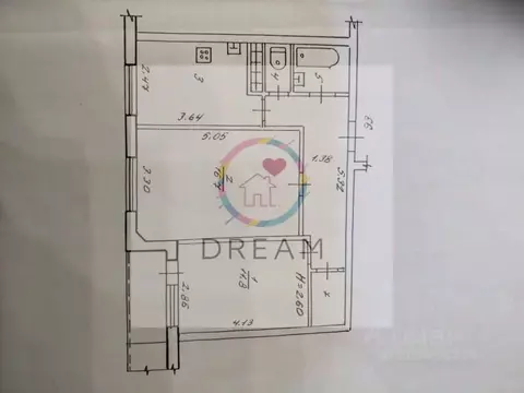 2-к кв. Волгоградская область, Волгоград ул. Менжинского, 26 (51.2 м)