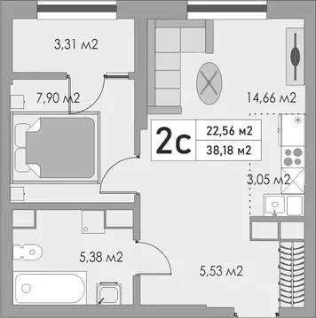 2-к кв. Оренбургская область, Оренбург Аренда мкр, Металлист жилой ...