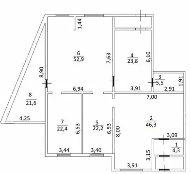 Помещение свободного назначения (53 м)