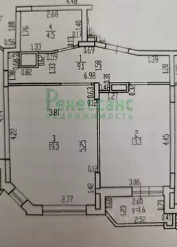 1-к кв. Брянская область, Брянск Белобережская ул., 20 (46.2 м)