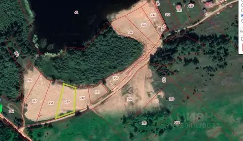 Участок в Новгородская область, Валдайский район, Короцкое с/пос, д. ...