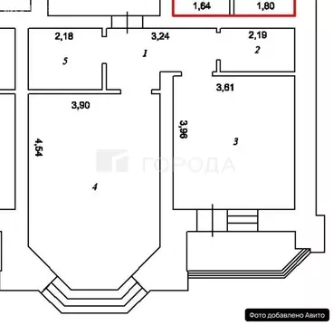 1-комнатная квартира: Бердск, Салаирская улица, 1 (47 м)