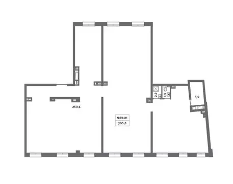 Помещение свободного назначения (305.6 м)