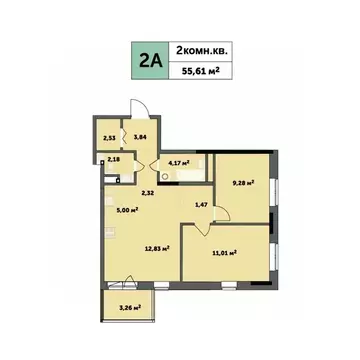 2-к кв. Удмуртия, Ижевск Ипподромный жилрайон, Седьмое Небо жилой ...