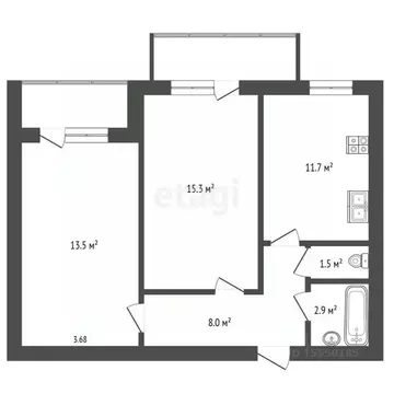 2-к кв. Самарская область, Самара Ново-Садовая ул., 353В (70.0 м)