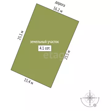 Участок в Феодосия, СПК Геотехник (4 м)