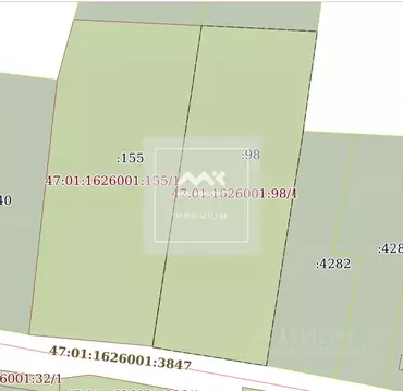Участок в Ленинградская область, Выборгский район, Полянское с/пос, ...