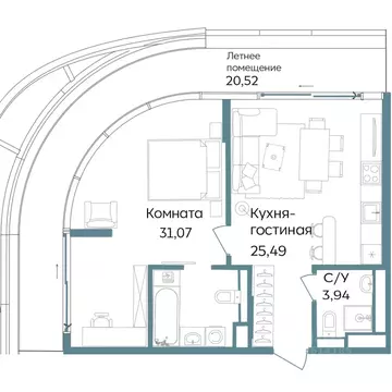 2-к кв. Крым, Саки ул. Морская (81.02 м)
